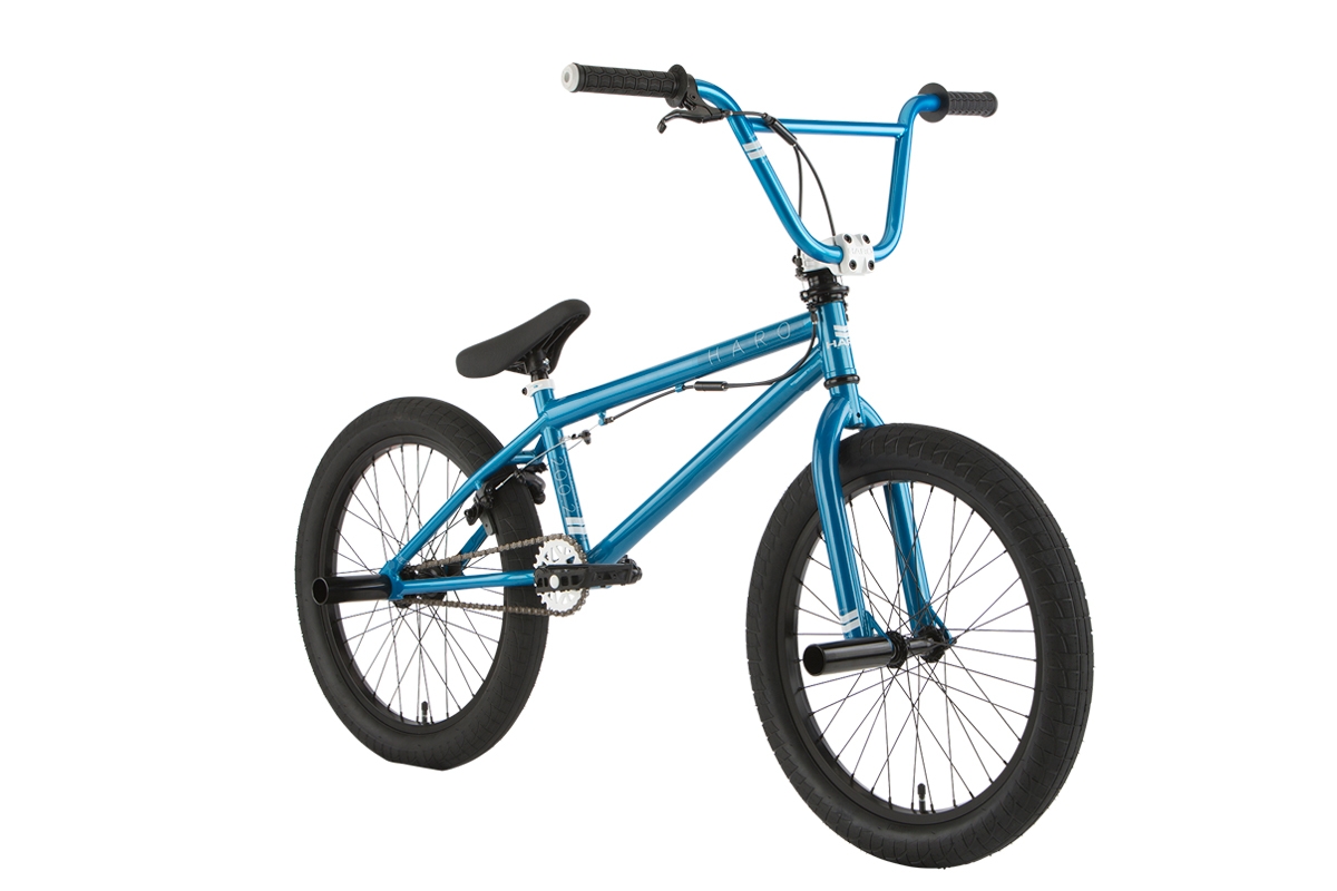 blue haro bmx bike