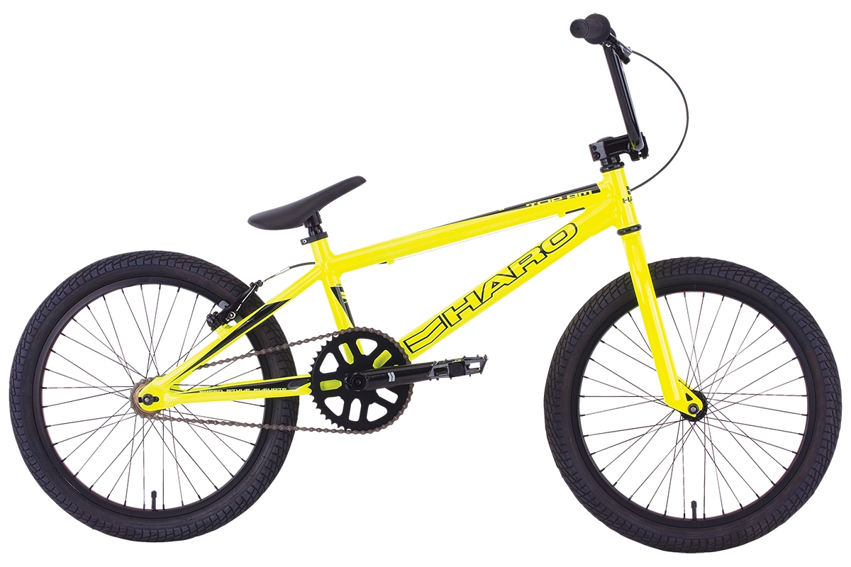 yellow haro bike