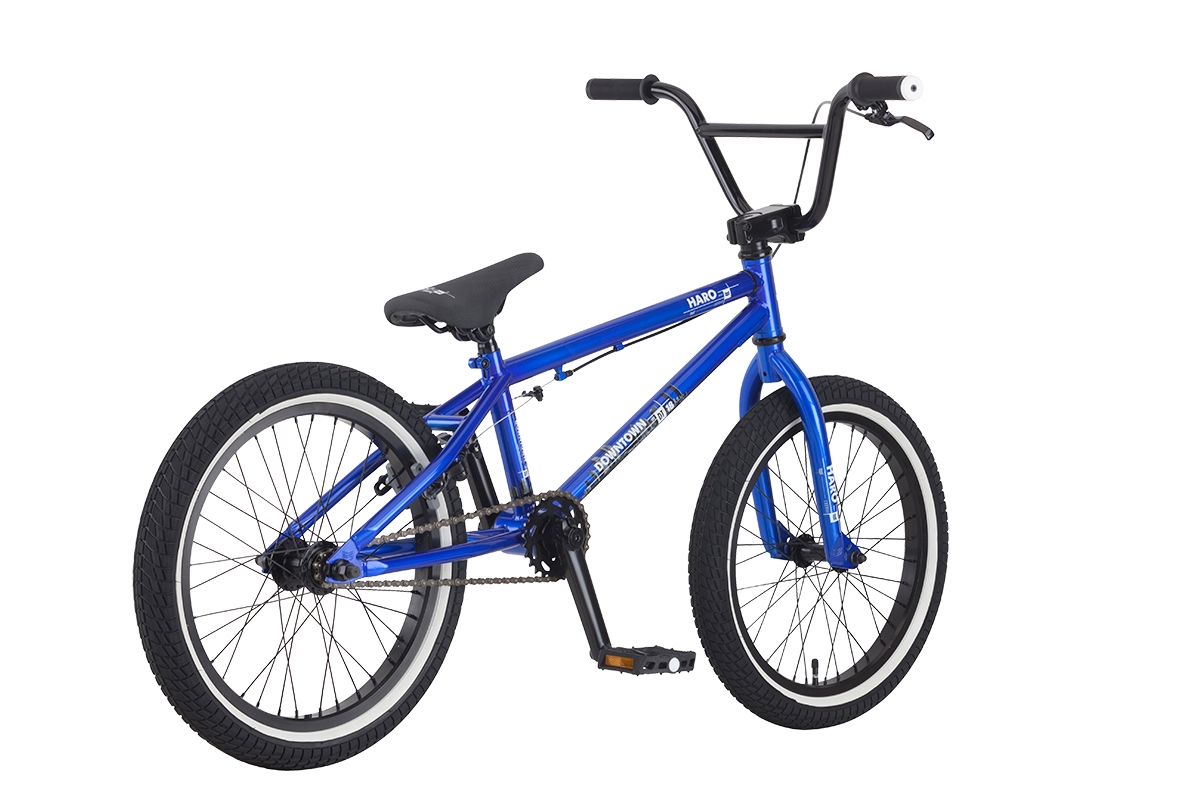 blue haro bmx bike